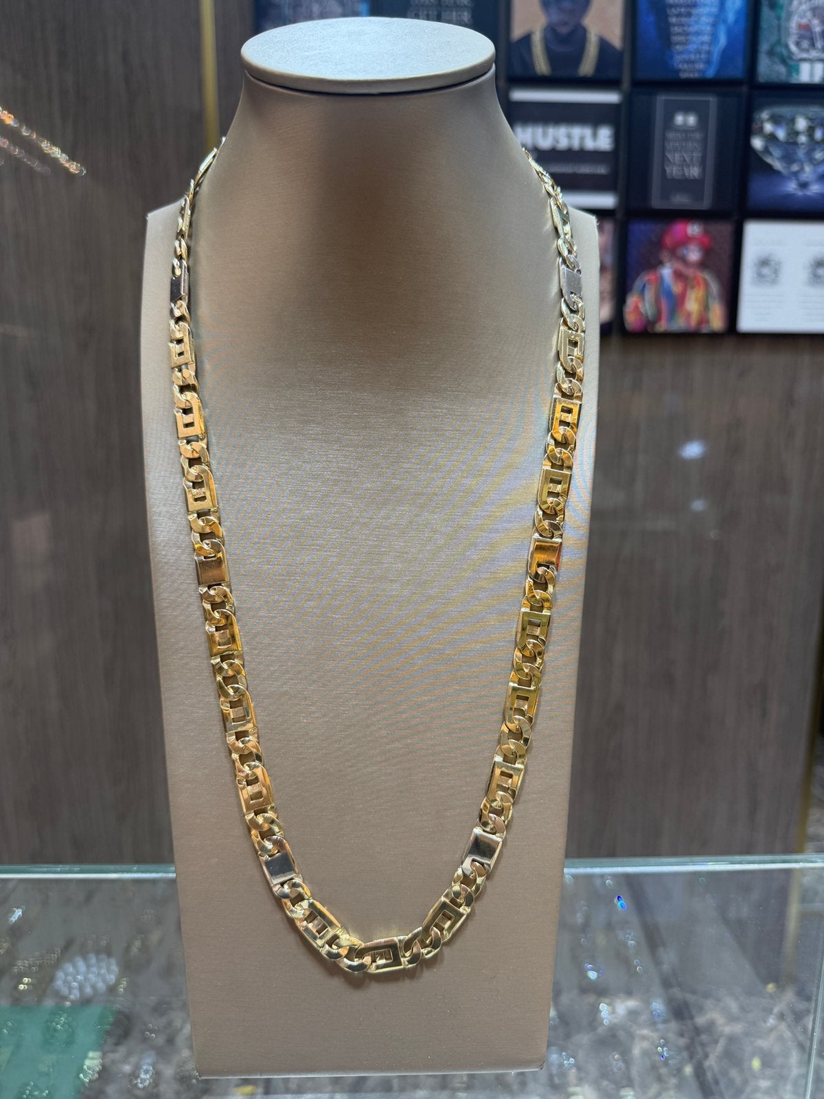 14KT Goud - 92 Gram - Ketting - ROLLIE - Herenketting