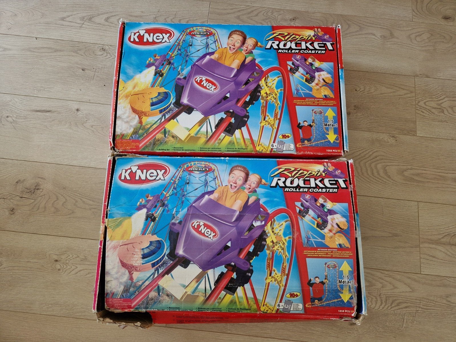 Knex Rippin Rocket Roller Coaster achtbaan, Ophalen, Meer dan 50 stukjes, Gebruikt, 6 jaar of ouder