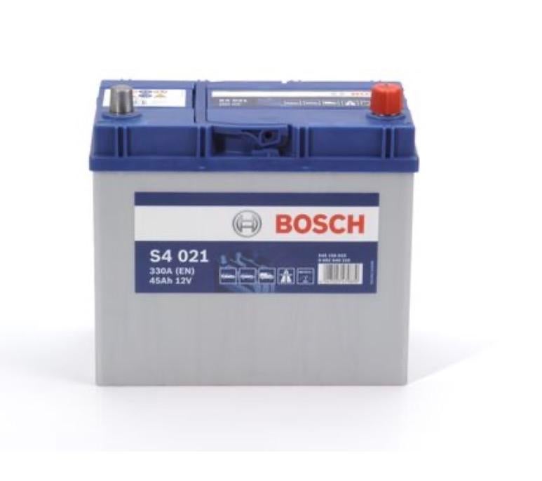 Nieuwe Bosch S4 021 Accu 12V 45Ah 330A, Ophalen, Nieuw, Universele onderdelen