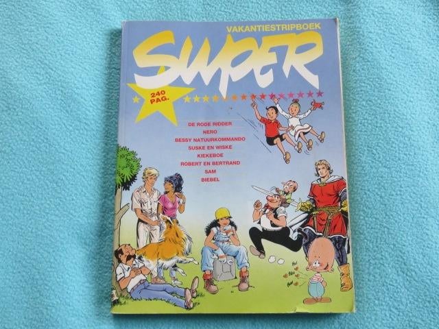 Vintage Superdik Vakantie stripboek met 9 stripverhalen, Boeken, Stripboeken, Eén stripboek, Ophalen of Verzenden, Zo goed als nieuw