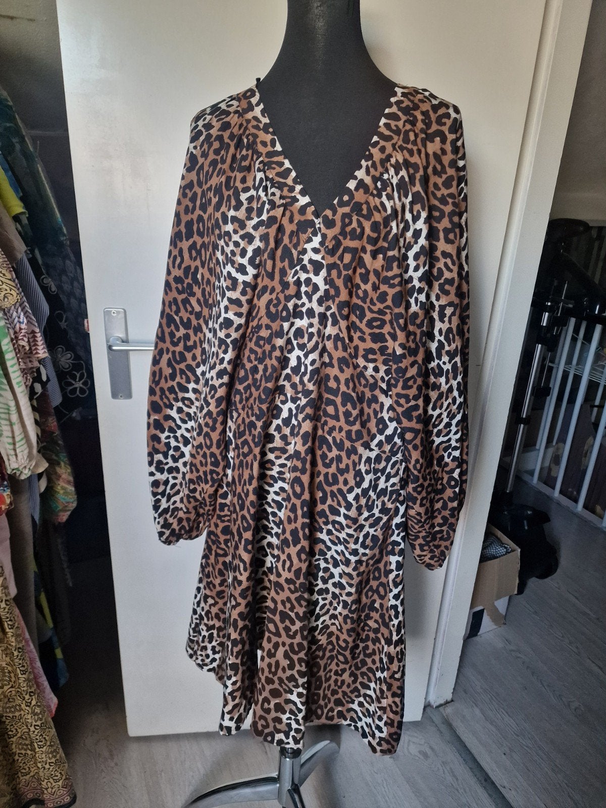 jurk bonprix maat 48, Kleding | Dames, Ophalen of Verzenden, Zo goed als nieuw, Maat 46/48 (XL) of groter, Onder de knie