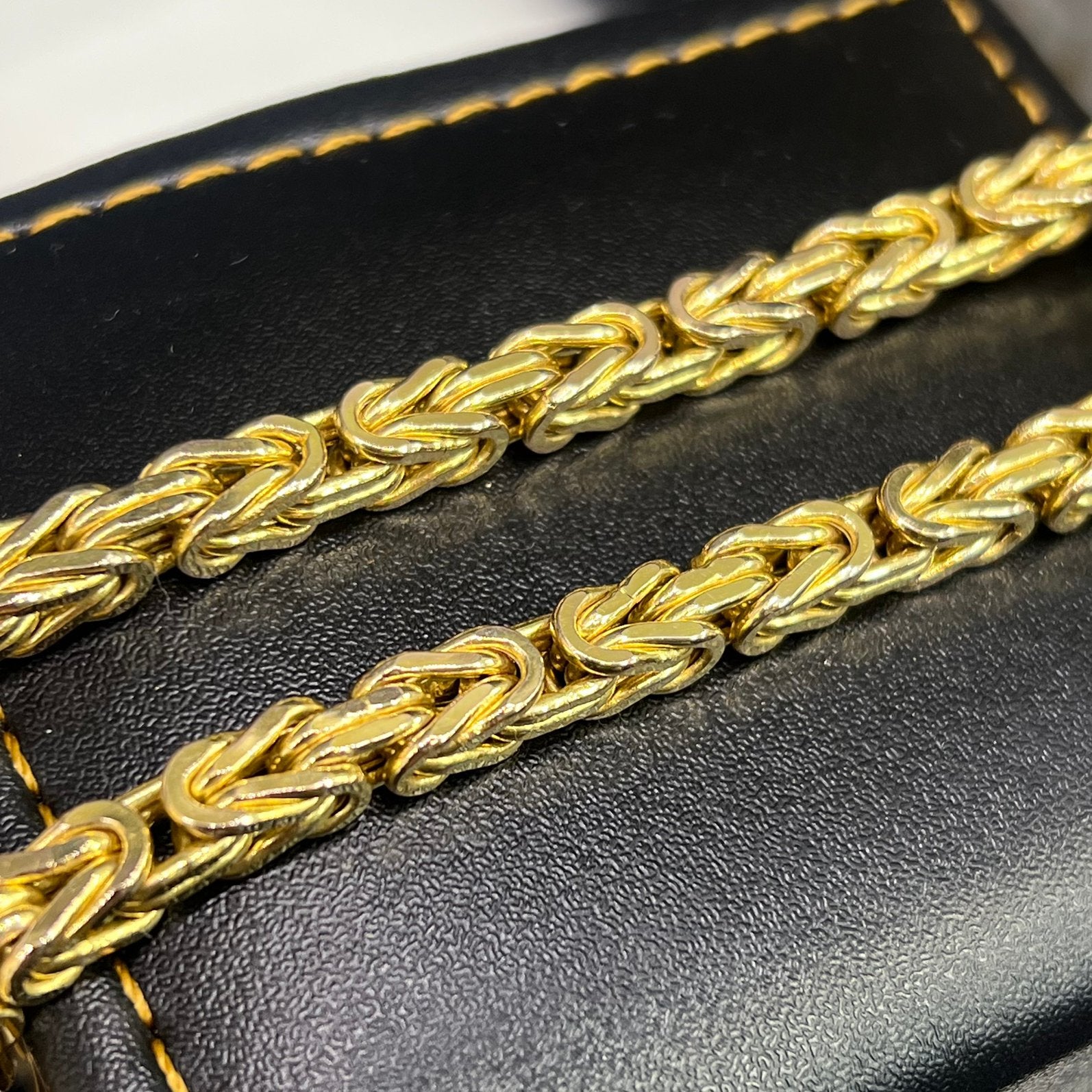 Koningsketting 14 karaat goud 70 gram, Ophalen of Verzenden, Zo goed als nieuw, Goud