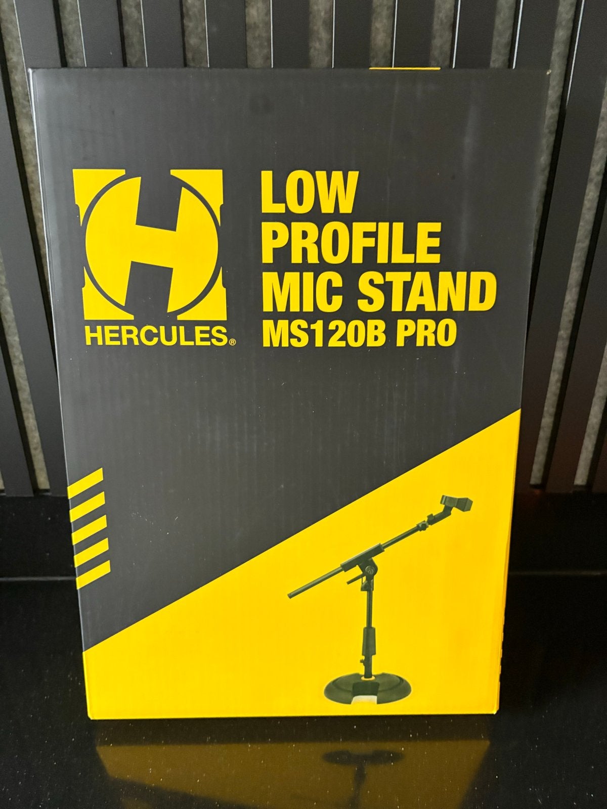 Hercules MS120B PRO Low Profile Microfoonstandaard, Overige typen, Onbekend, Ophalen of Verzenden, Onbekend