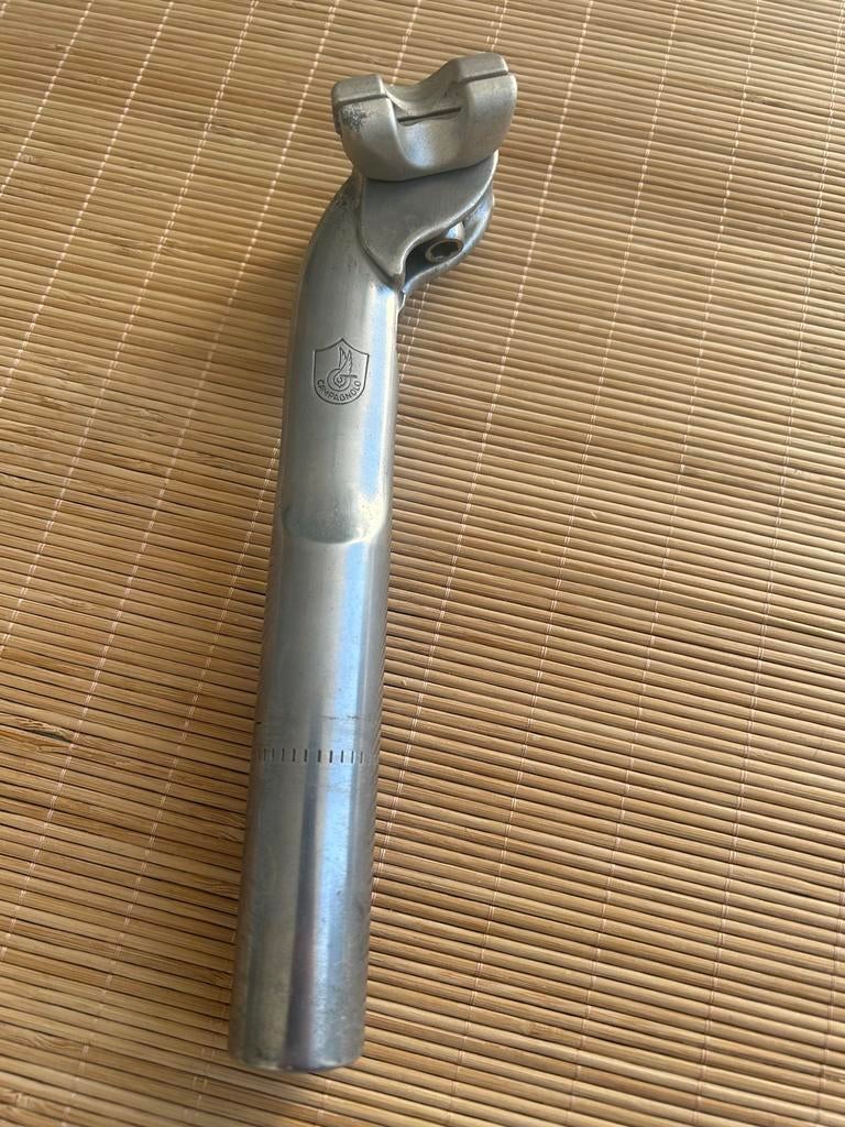 Campagnolo zadelpen 27mm in nette staat (aero), Ophalen of Verzenden, Zo goed als nieuw, Racefiets, Zadel