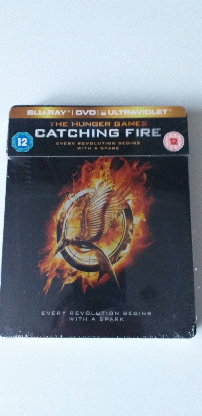hunger games catching fire blu ray steelbook, Cd's en Dvd's, Blu-ray, Ophalen of Verzenden, Nieuw in verpakking, Blu-ray