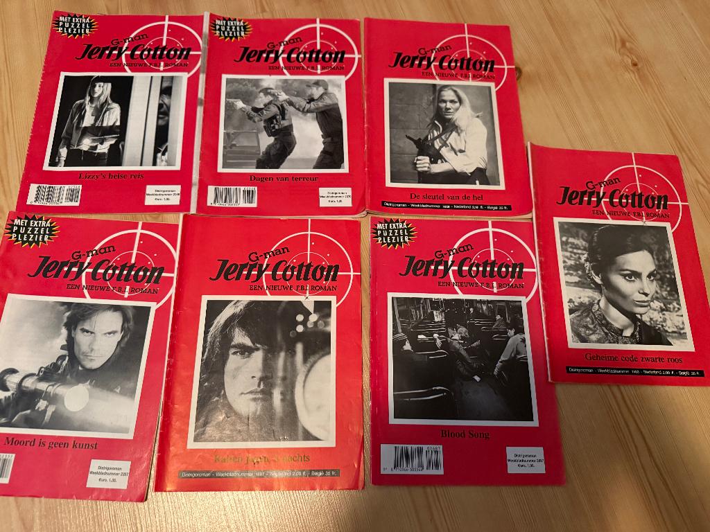 Jerry Cotton - detectives - Distrigo reeks - boekjes, Boeken, Avontuur en Actie, Gelezen, Ophalen of Verzenden