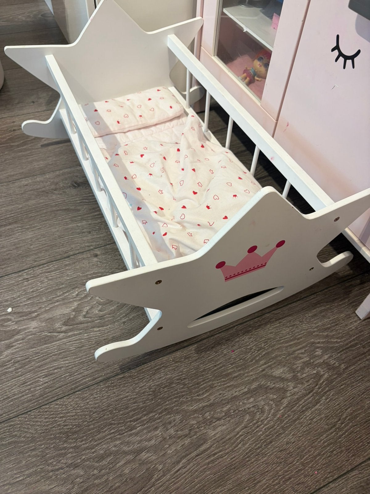 Poppenbedje, Ophalen, Zo goed als nieuw, Minder dan 140 cm, Minder dan 70 cm
