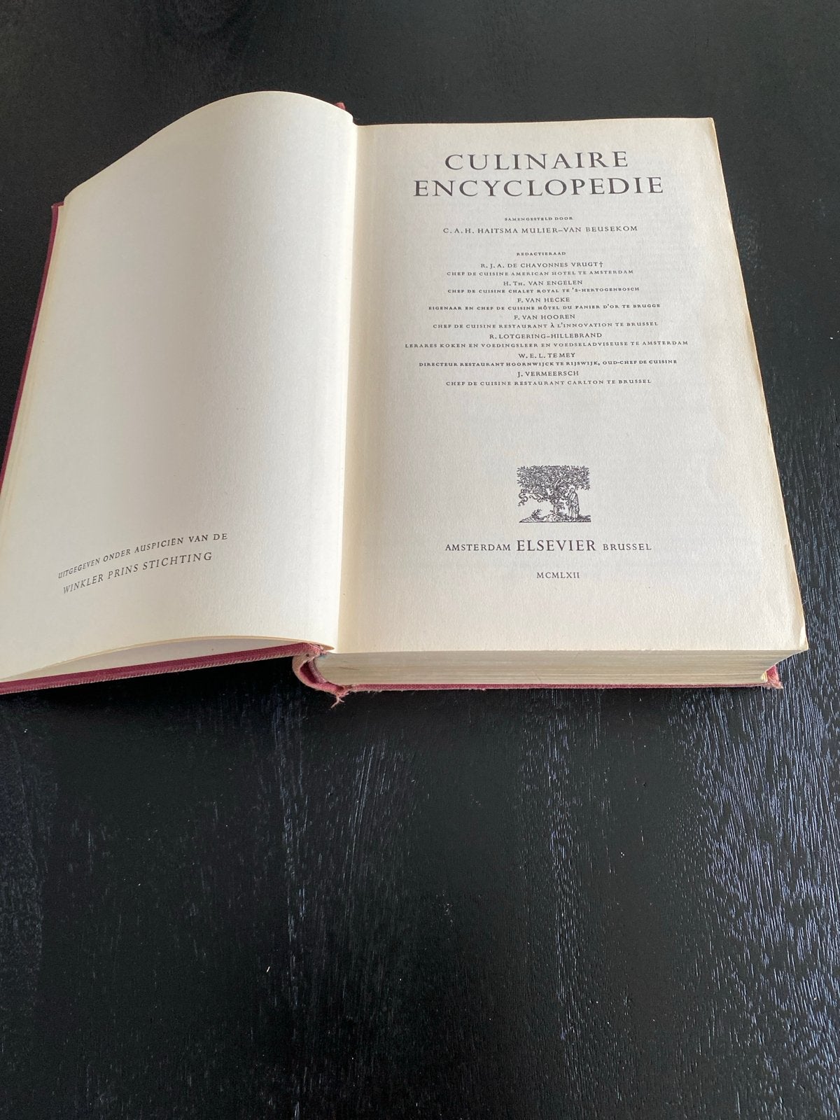 Culinair Encyclopedie - Elsevier - 1962, Boeken, Ophalen of Verzenden, Gelezen, Overige gebieden, Voorgerechten en Soepen