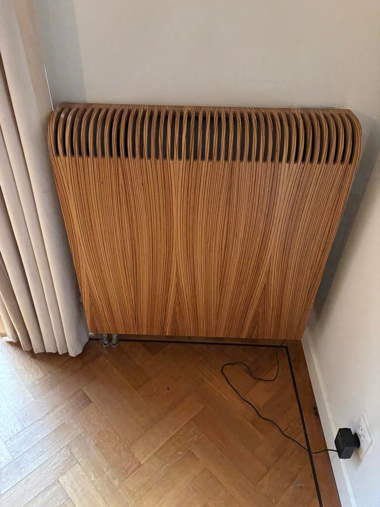Design radiator ombouw van hout, Ophalen, Radiator, 150 cm of meer, Zo goed als nieuw