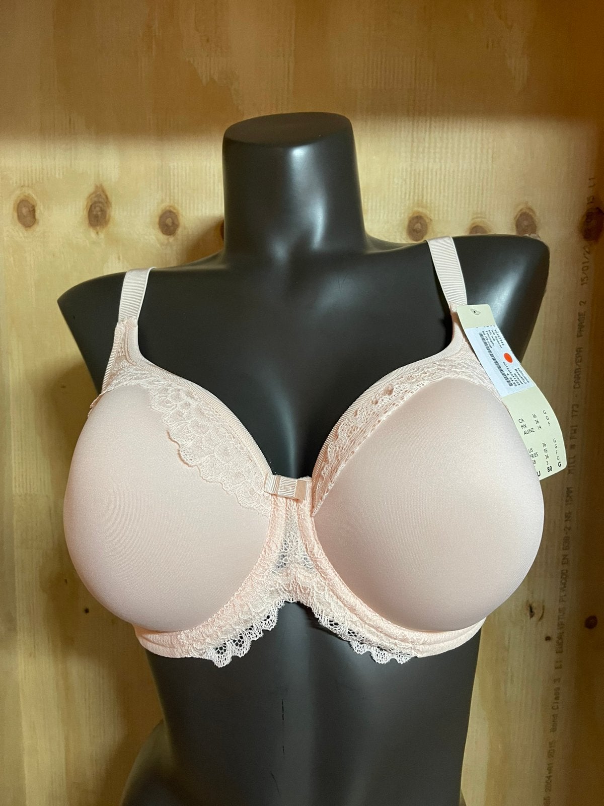 Triumph t shirt bh maat 95f mode beauty full darling, Verzenden, Roze, BH