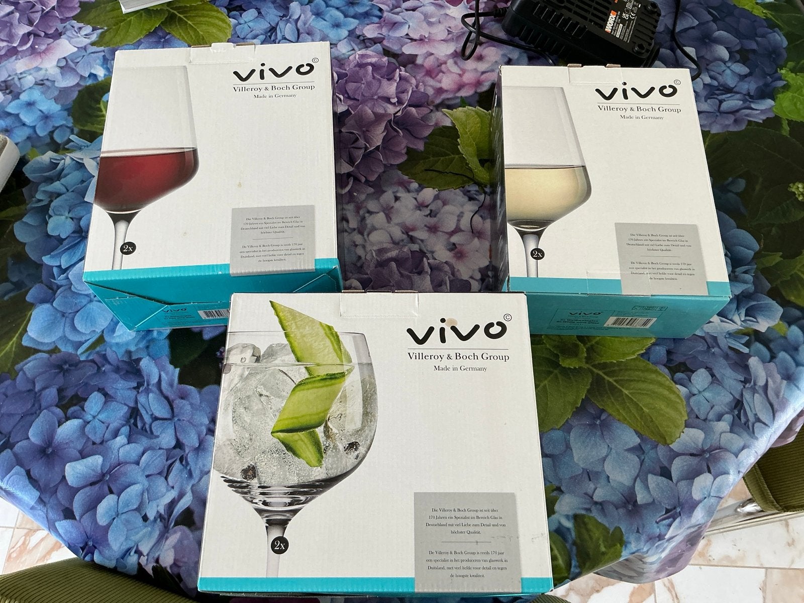 Vivo Villeroy & Boch: Wijn- en Gin Tonic glazen set (nieuw), Ophalen of Verzenden, Nieuw, Glas, Overige merken