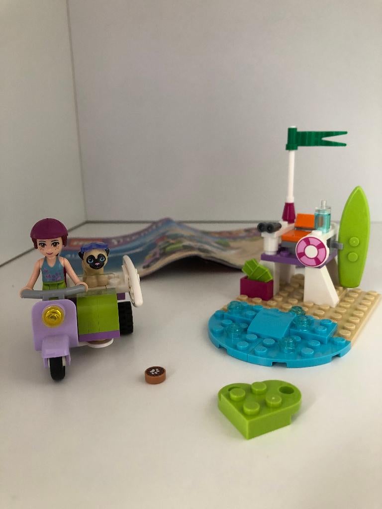 Lego Friends : Mia's Strandscooter 41306, Compleet, Lego, Friends, Ophalen of Verzenden
