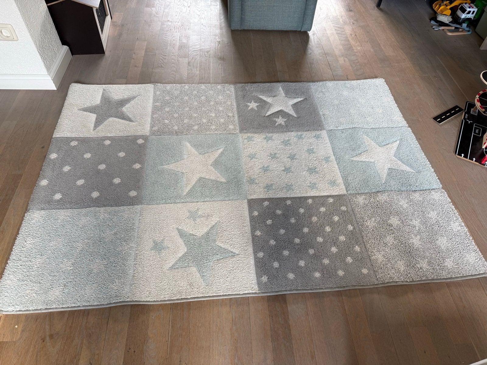 Vloerkleed 120x170 cm, Ophalen, Gebruikt, 100 tot 150 cm, Blauw