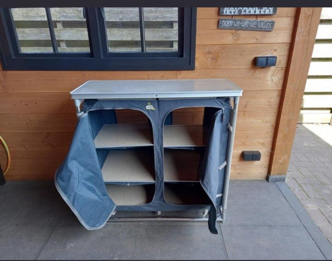 Camping kast met 6 legplanken - Nieuwstaat!, Ophalen of Verzenden, Zo goed als nieuw