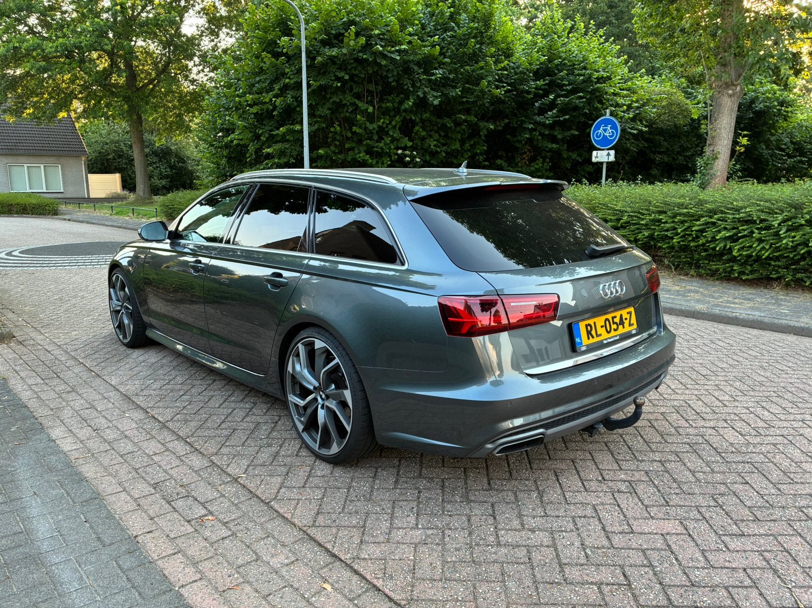 Audi A6 1.8 Tfsi Ultra 190pk S Tronic 2018 Grijs, Auto's, Audi, 1610 kg, Origineel Nederlands, Stationwagon, Particulier