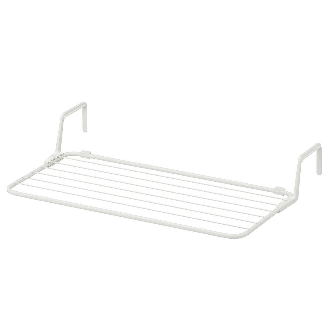 Balkon Droogrek / Hangend Wasrek 77x40 cm – Wit

Prak, Ophalen of Verzenden, Wasrek