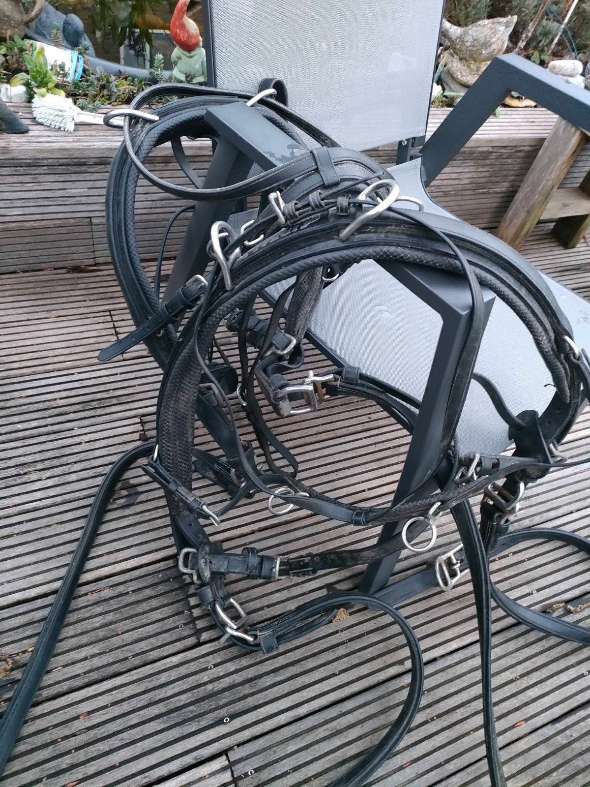 Eurotech 2span tuig, Dieren en Toebehoren, Paarden en Pony's | Hoofdstellen en Tuigage, Ophalen of Verzenden, Gebruikt, Overige soorten