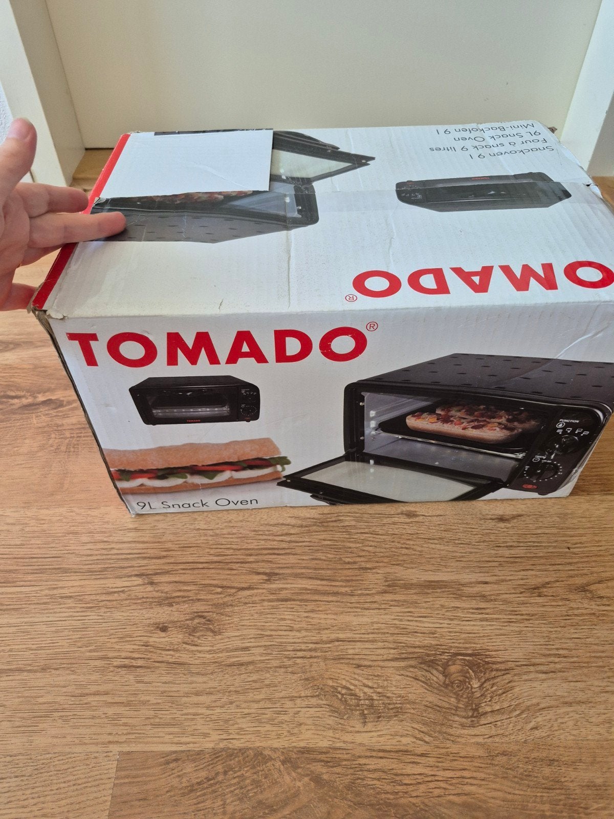 Tomado Snack Oven 9 liter - Zo goed als nieuw, Ophalen, Overige merken, Zo goed als nieuw, Vrijstaand