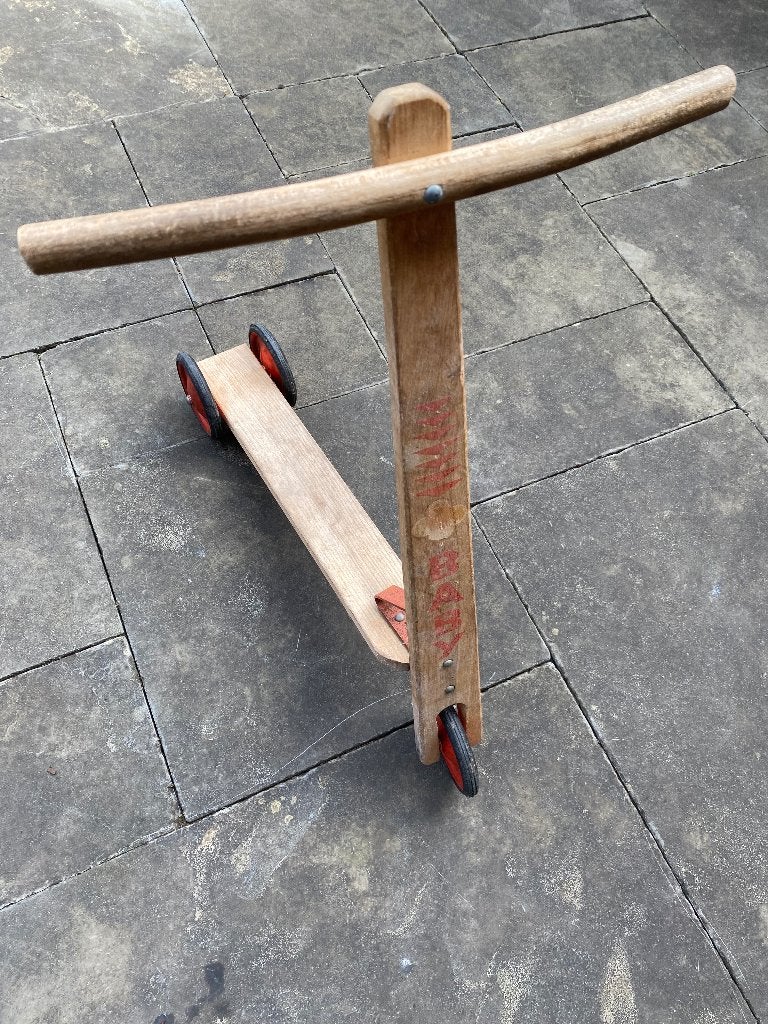 Houten kinderstepje, Ophalen, Gebruikt, Gewone step, Baby