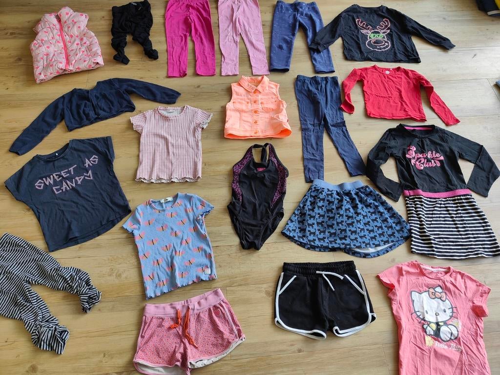 19-delig zomer kledingpakket meisje maat 110 116 zwempak, Ophalen of Verzenden, Gebruikt, Meisje