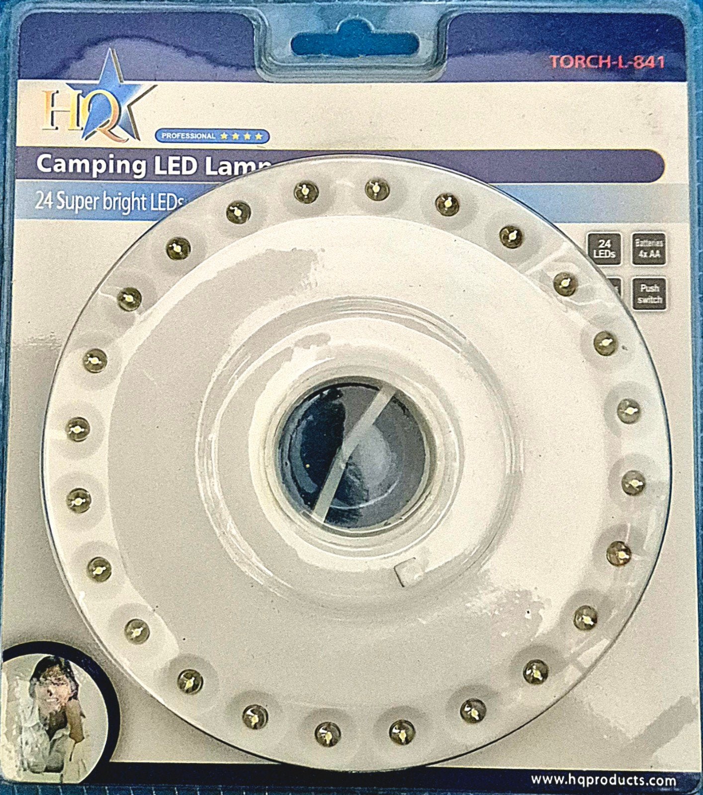 HQ Camping LED Lamp - 24 Superheldere LED's, Tuin en Terras, Ophalen of Verzenden, Nieuw