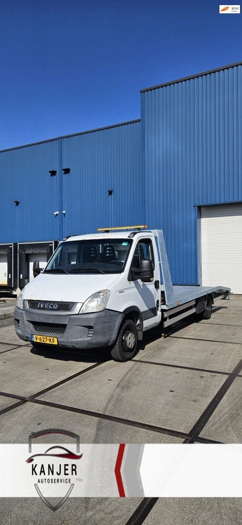 Iveco Daily 50C14 3.0 DIESEL OPRIJWAGEN NIEUW ZWAAILAMP + BA, Auto's, Gebruikt, 4 cilinders, Iveco, Wit