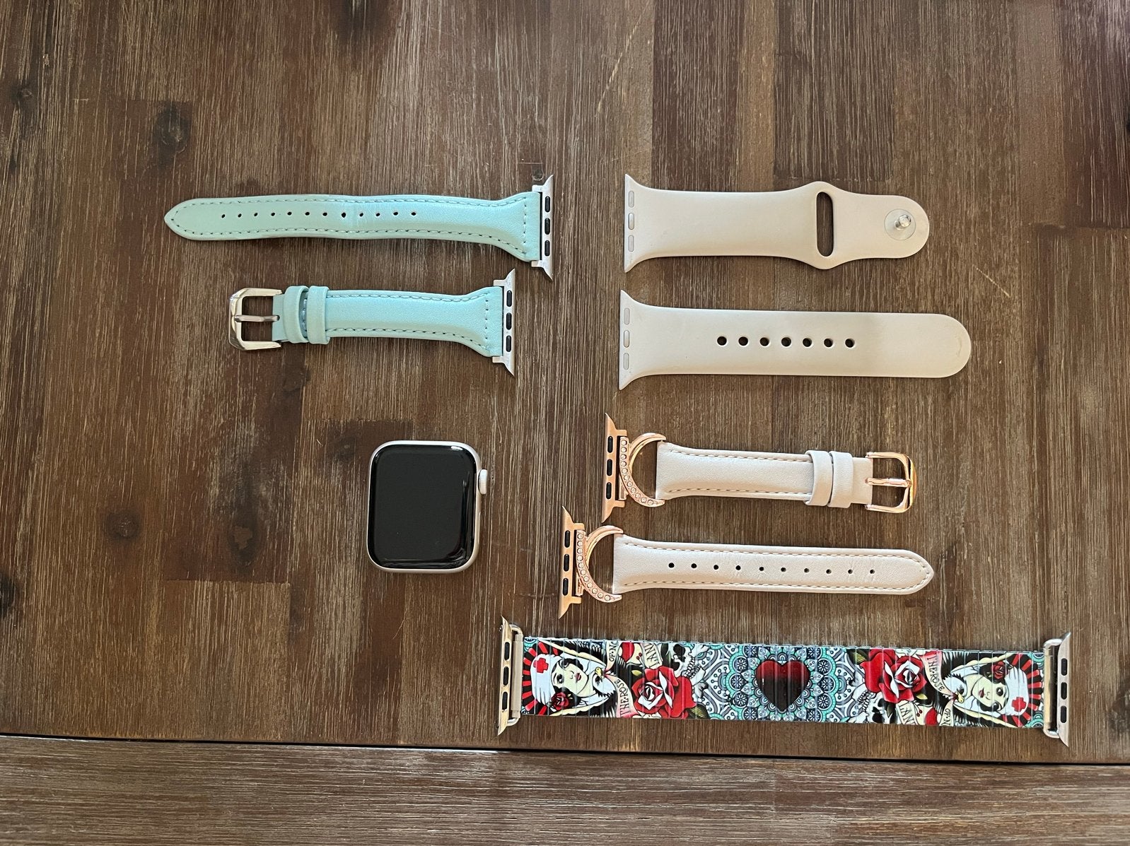Apple Watch se met diverse bandjes en 89% batterijcapaciteit, Gebruikt, IOS, Ophalen of Verzenden, GPS