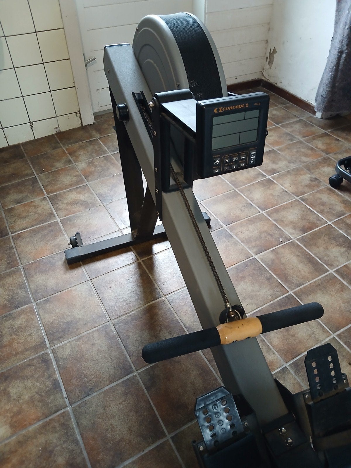 Concept2 Indoor Rower Model C, Sport en Fitness, Ophalen, Benen, Zo goed als nieuw, Metaal