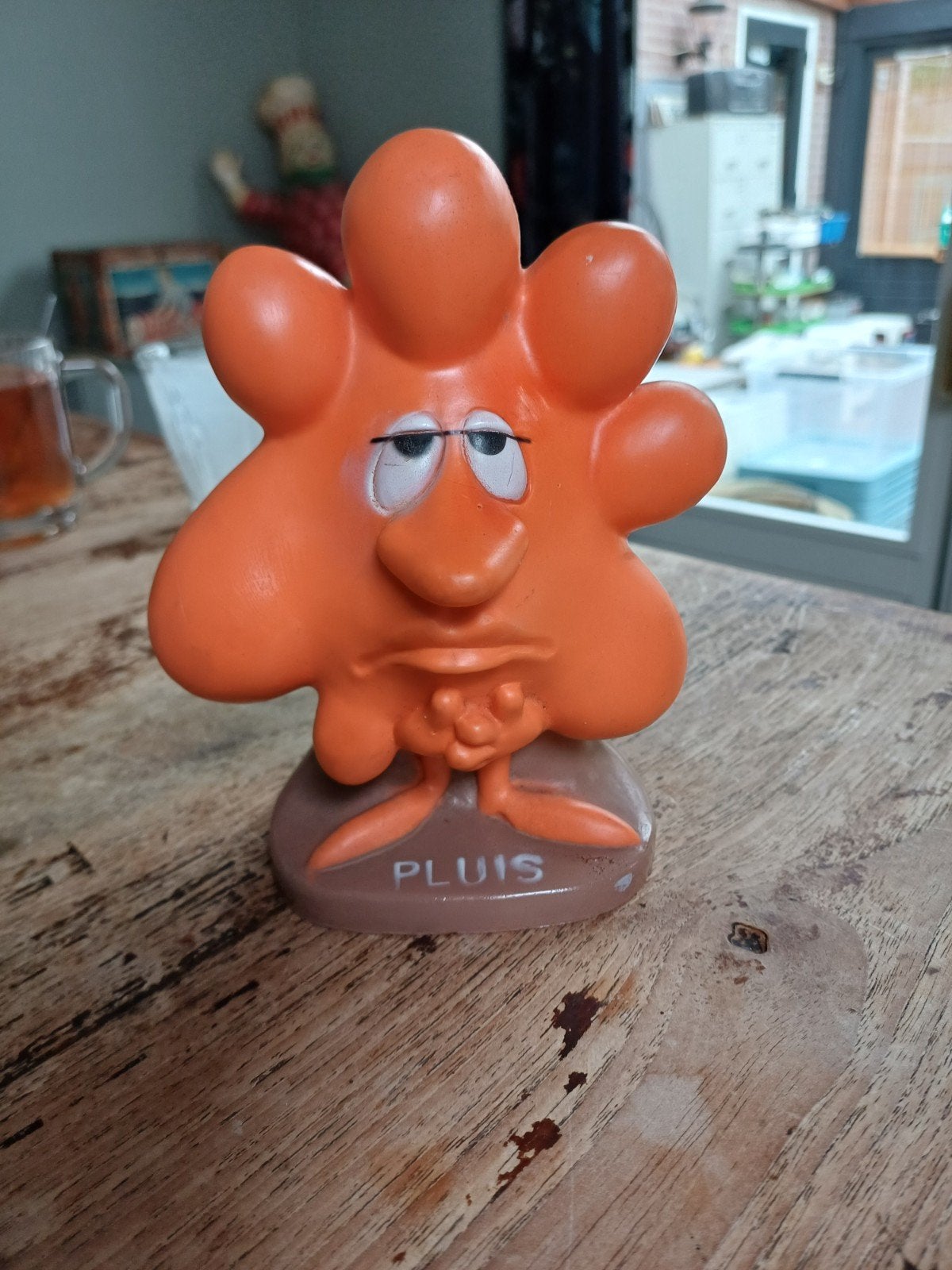 Vintage Fluff reclamefiguur Pluis, Hoover, Gebruikt, Onbekend, Ophalen of Verzenden