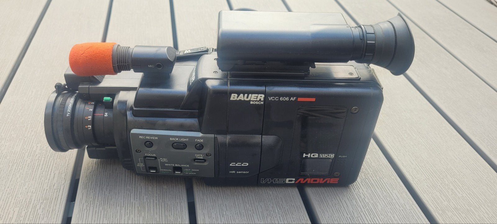 Bauer Bosch VCC 606 AF VHS-C Videocamera, Ophalen of Verzenden, VHS-C of SVHS-C, Camera