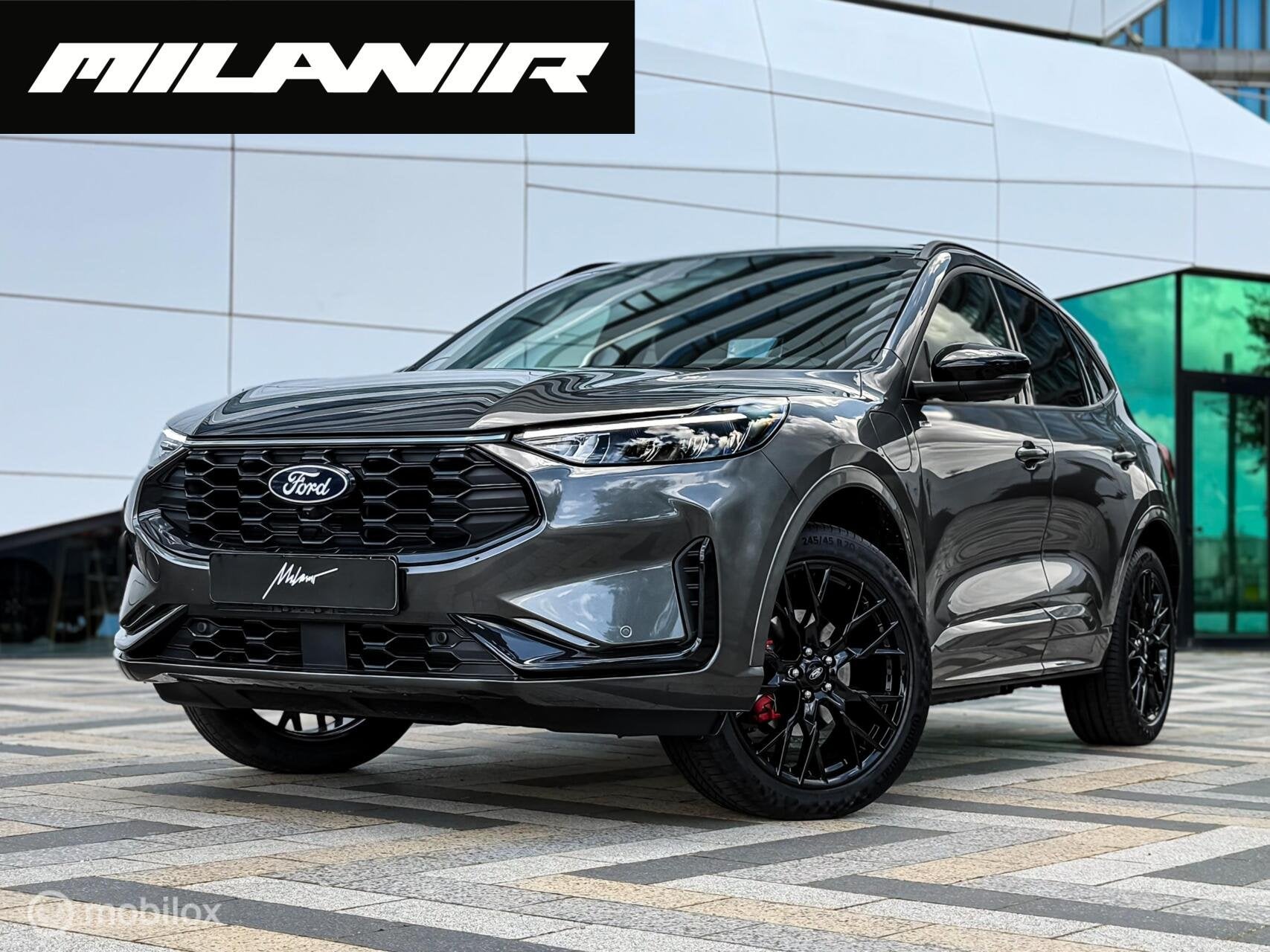 Ford Kuga 2.5 PHEV ST-Line X |Pano |360 |HUD |BTW, Auto's, Dealer onderhouden, Gebruikt, Zwart, 4 cilinders