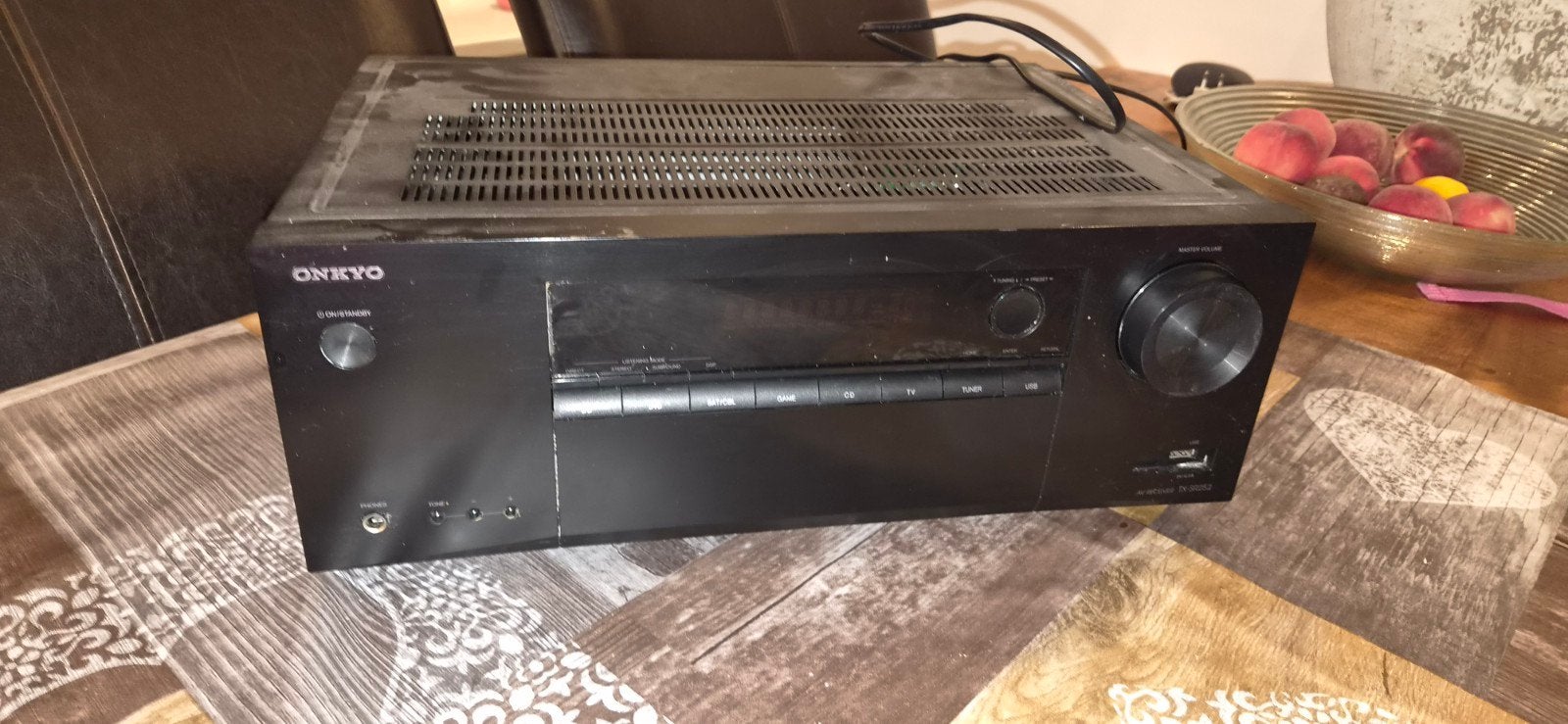 Onkyo AV RECEIVER TX-SR252, Audio, Tv en Foto, Versterkers en Receivers, Ophalen of Verzenden, 120 watt of meer, Onkyo