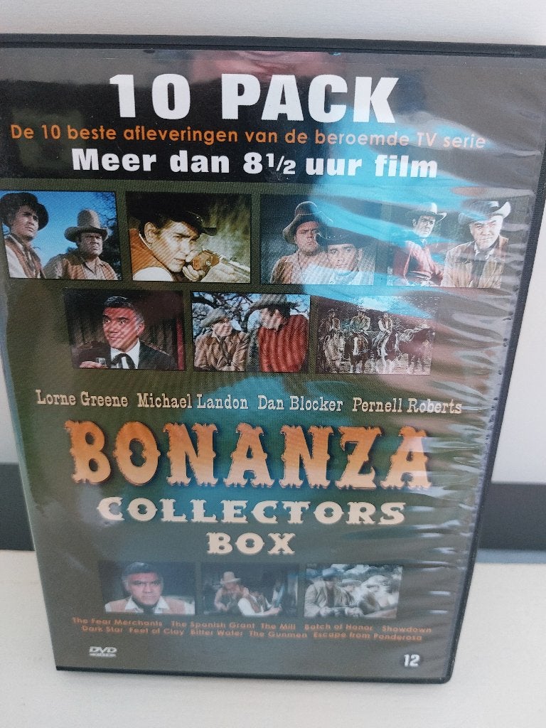 2 DVD's Bonanza, de beste 10 afleveringen , collectors box, Vanaf 12 jaar, Ophalen of Verzenden, Zo goed als nieuw
