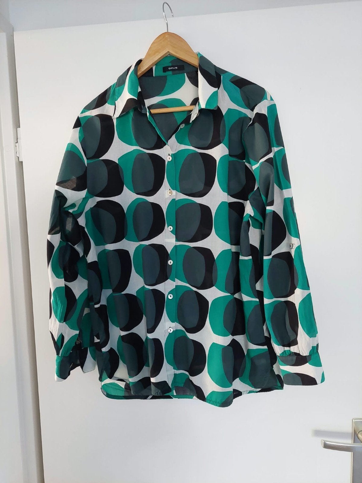 Opus blouse maat 40 met grafische print, Kleding | Dames, Opus, Ophalen of Verzenden, Zo goed als nieuw, Maat 38/40 (M)
