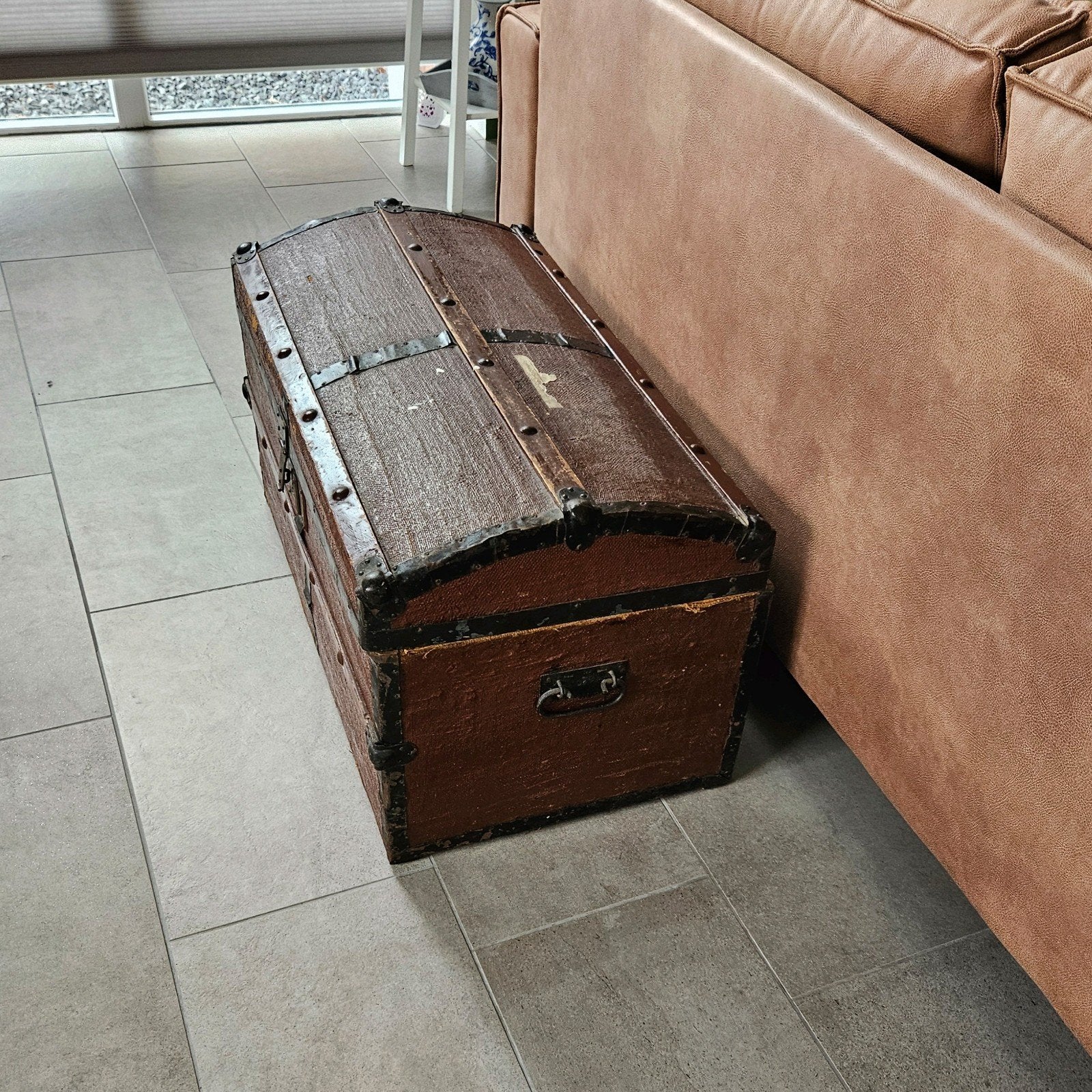 Antieke Hutkoffer / Reiskoffer - Uniek & Decoratief, Ophalen