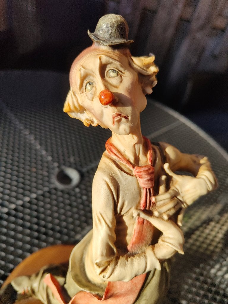 Giuseppe Armani - Capodimonte - Clown 33 cm, Antiek en Kunst, Ophalen of Verzenden