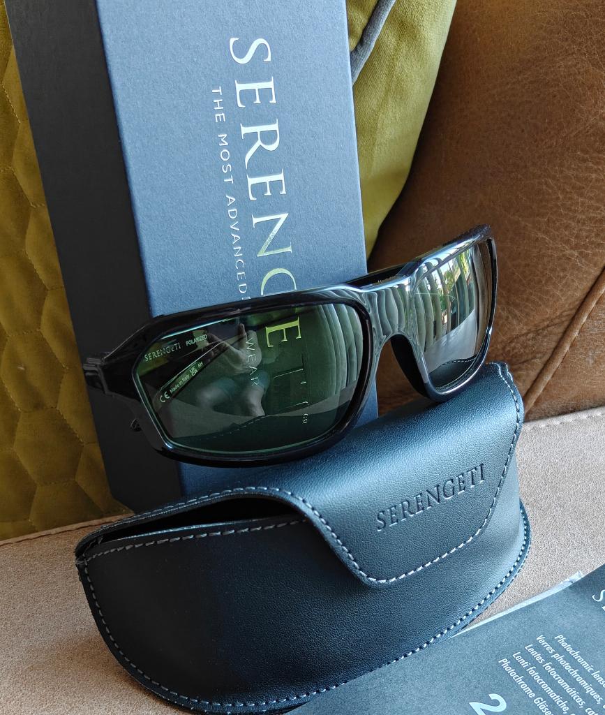 Serengeti zonnebril Hext SS571002 555nm Polarized (UNISEX), Overige merken, Zonnebril, Zwart, Nieuw
