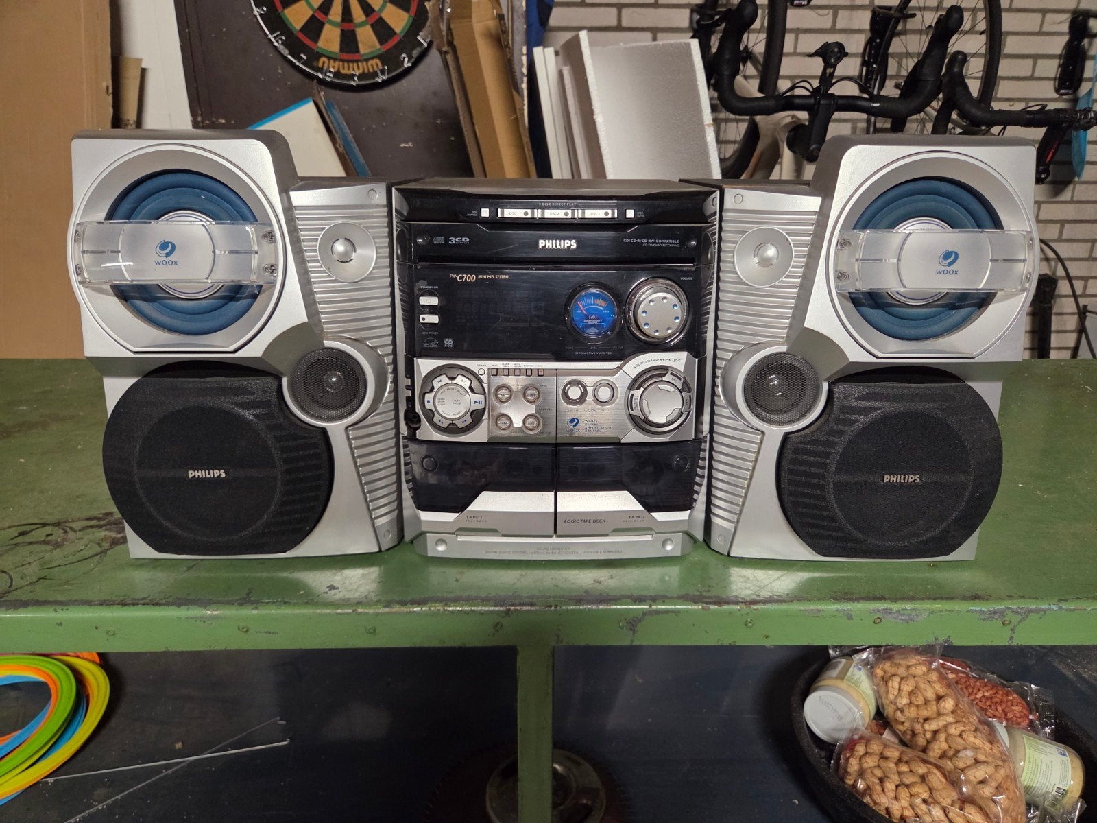 Philips FW-C700 Stereo Set - Compleet met Speakers