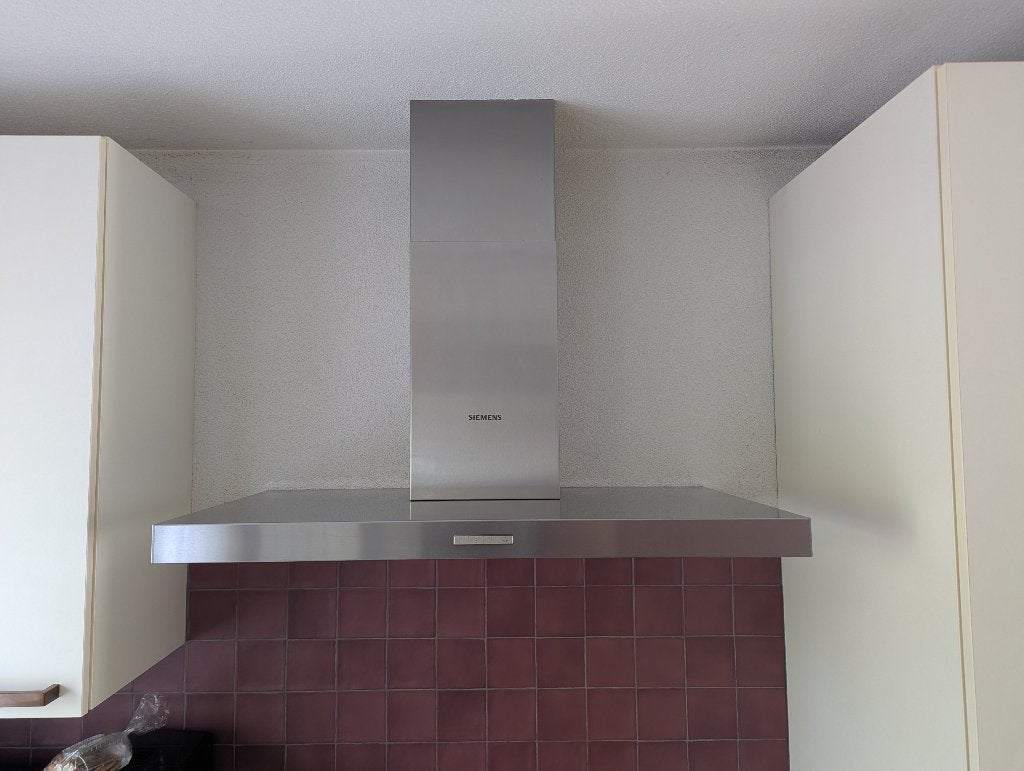 Siemens LC96BBC50/01 iQ100 Wandschouwafzuigkap 90 cm, Witgoed en Apparatuur, Ophalen, Gebruikt, Wandschouwkap, Motor