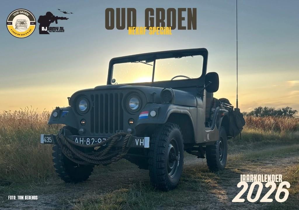 Nekaf M38A1 Kalender 2026 – RJarmy, Ophalen of Verzenden, Landmacht, Nederland, Overige typen