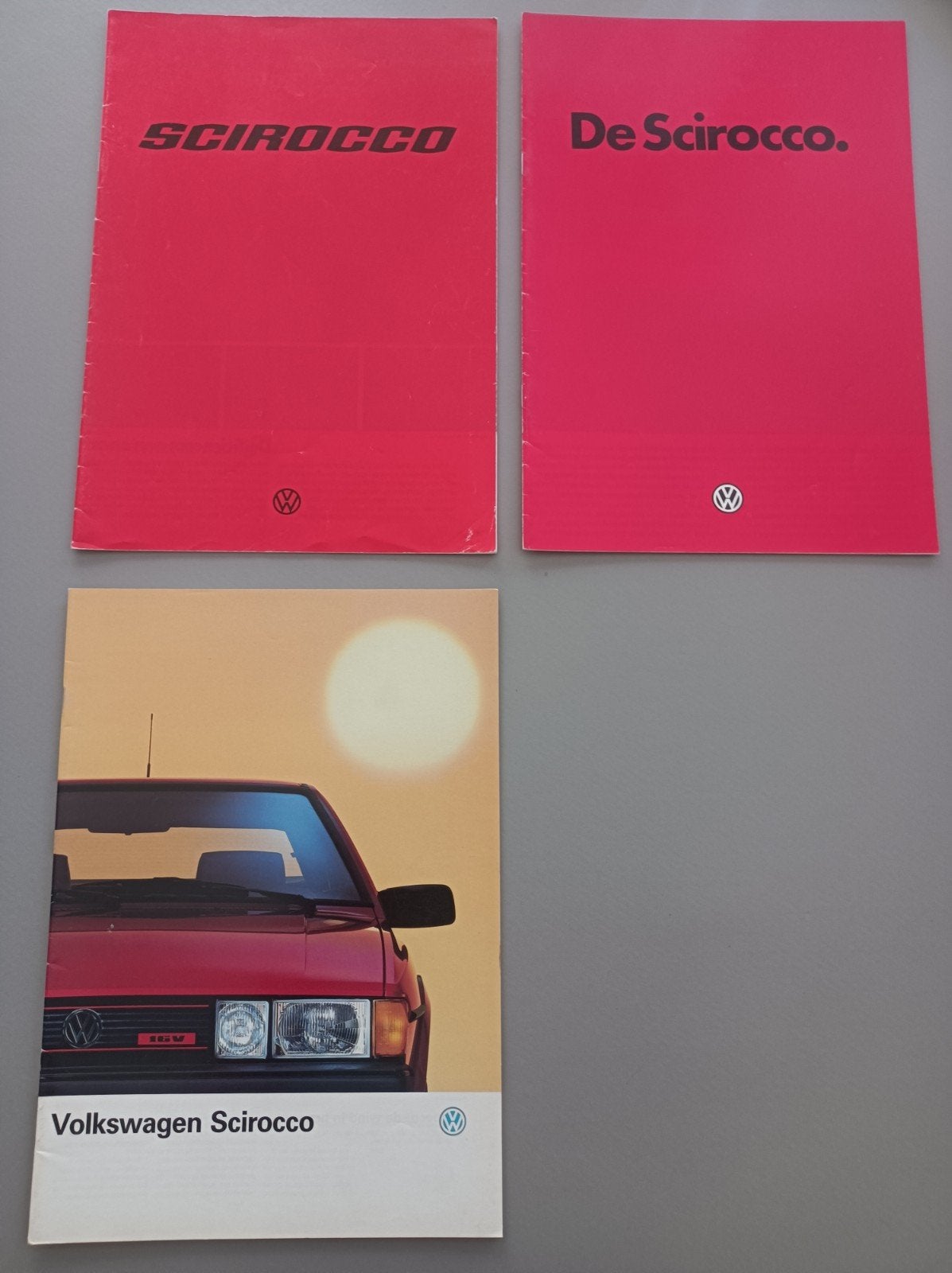 3 verschillende VW Scirocco brochures!, Ophalen of Verzenden, Volkswagen
