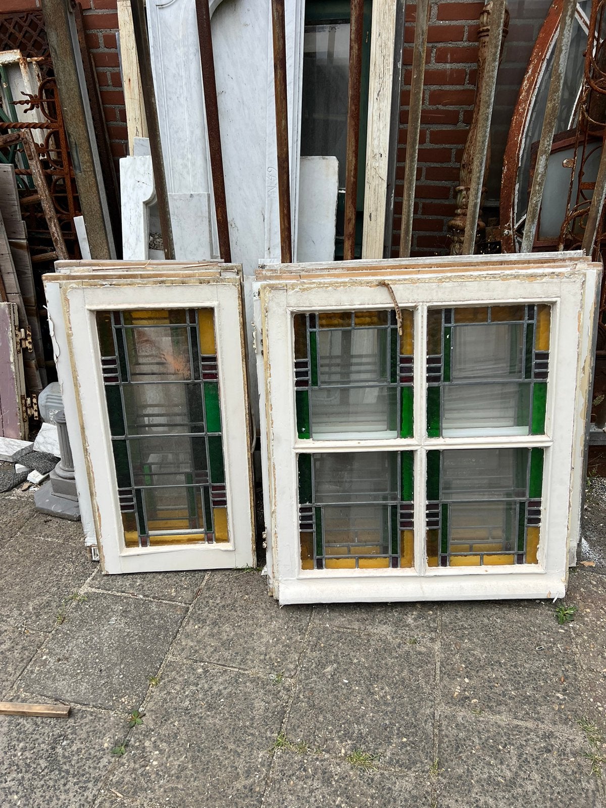 Leuke glas in lood raampjes, Ophalen, Glas in lood, Minder dan 80 cm