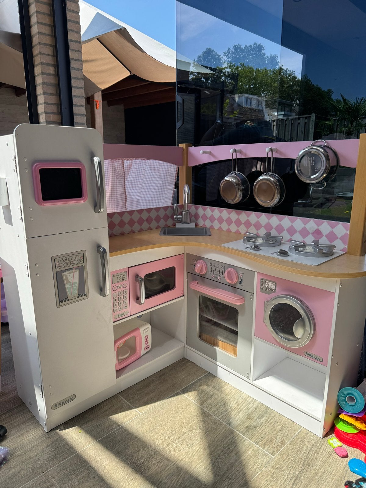 KidKraft Speelhoekkeuken, Ophalen of Verzenden, Gebruikt, Hout, Speelkeuken