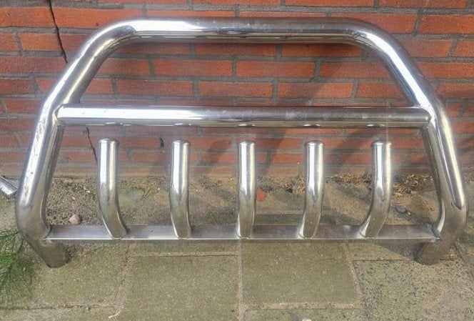 Bullbar, Koeienvanger, Pushbar roestvrij staal., Ophalen of Verzenden