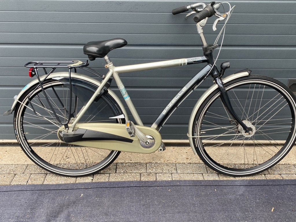 Gazelle xanta H50cm grijs blauw 3 versn, Fietsen en Brommers, Ophalen, Gebruikt, Cleanbikes, Versnellingen