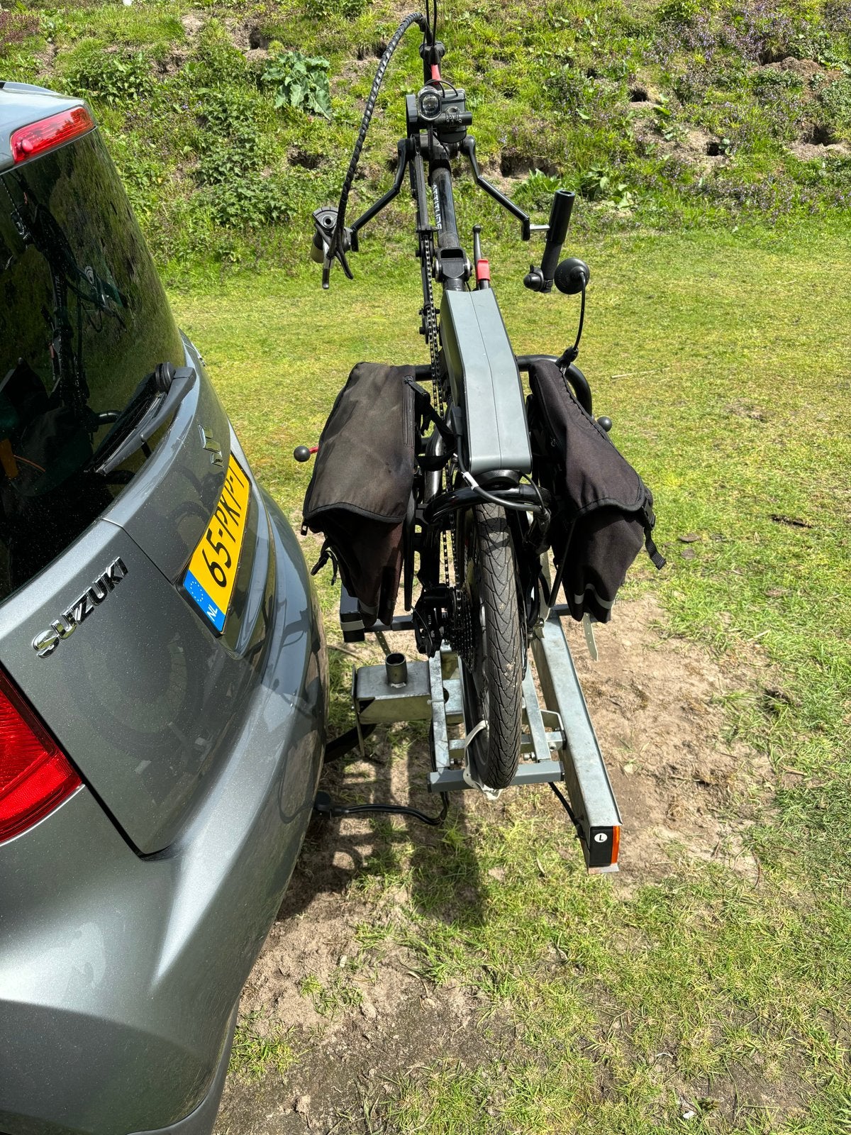 Handbike quicky attitude incl. Aansluiting rolstoel, Diversen, Rolstoelen, Ophalen, Gebruikt, Handbewogen rolstoel