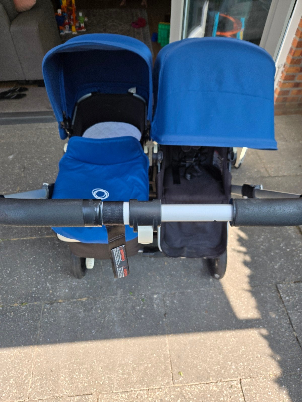 Bugaboo Donkey Duowagen - Blauw (Gebruikt), Ophalen, Gebruikt, Combiwagen, Duowagen