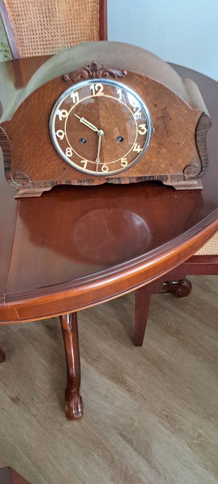 Antieke Junghans pendule - jongensmodel, Antiek en Kunst, Ophalen