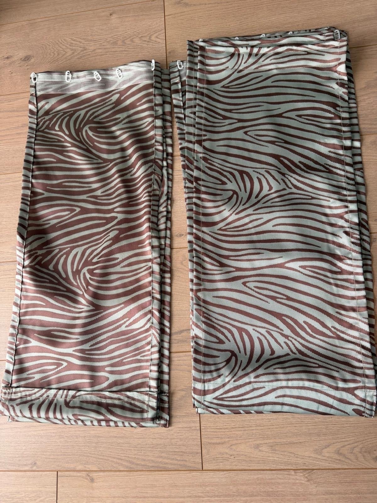 Gordijnstroken caravan - Zebraprint, Caravans en Kamperen, Caravan accessoires, Zo goed als nieuw, Ophalen