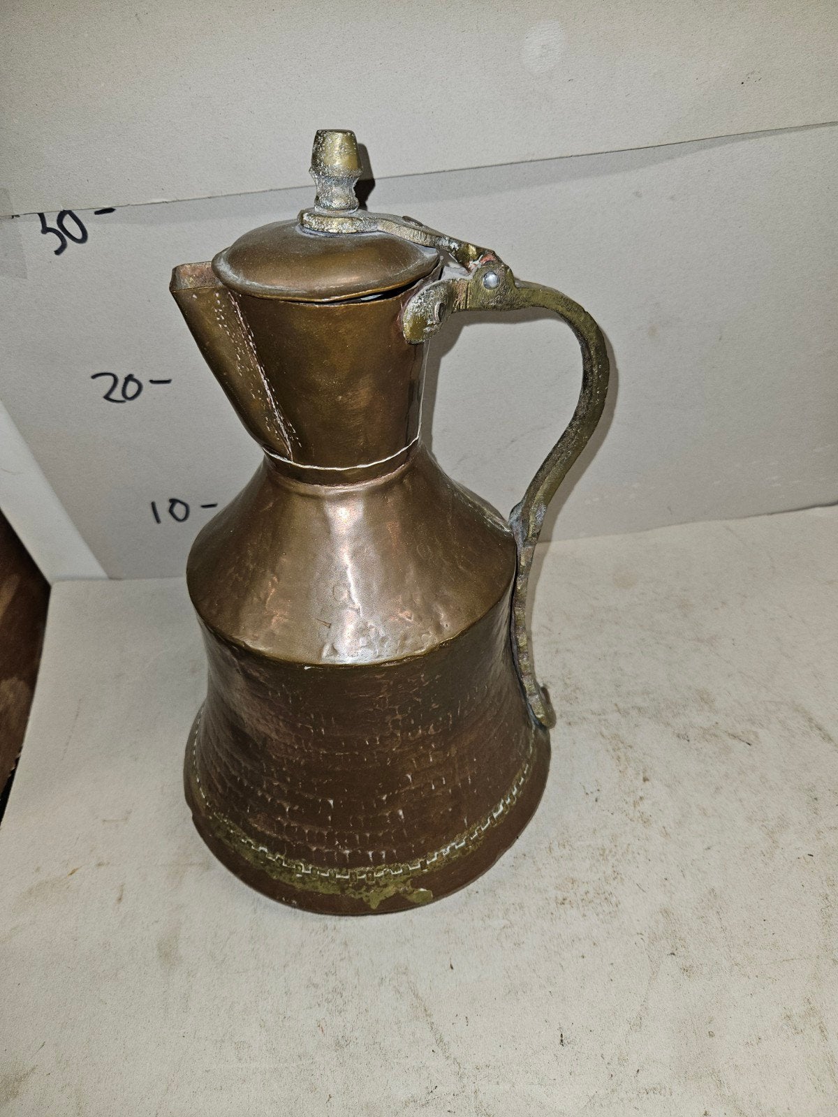 Antieke Koperen Arabische/Turkse Waterkan (Ewer), Antiek en Kunst, Ophalen of Verzenden
